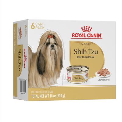 Show full view: Royal Canin Breed Health Nutrition Shih Tzu Adult Loaf In Sauce Canned Dog Food, 3-oz can, case of 6 slide 3 of 12