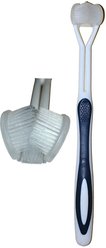 HDP Triple Side Dog Toothbrush, 2 count, Large