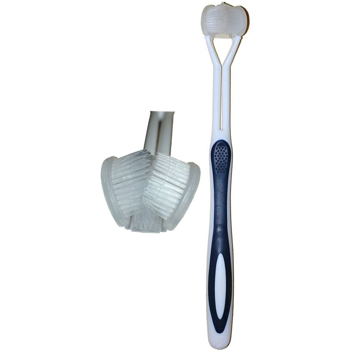 HDP Triple Side Dog Toothbrush, 2 count, Large