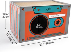 allforpaws Vintage Oldtime Mix Tape Cat Toy with Catnip, Multicolor, 17.7 x 11.4 x 11.2-in slide 2 of 9