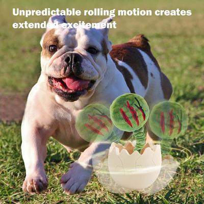 Show full view: allforpaws My T-Rex Paw Scratch Dino Dog Chew Toy, Multicolor, 3.1 x 3.1 x 4-in slide 2 of 5