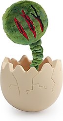 allforpaws My T-Rex Paw Scratch Dino Dog Chew Toy, Multicolor, 3.1 x 3.1 x 4-in