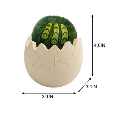 Show full view: allforpaws My T-Rex Active Claw Dino Dog Chew Toy, Multicolor, 3.1 x 3.1 x 4-in slide 3 of 5