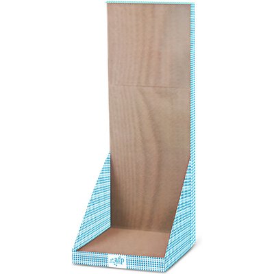 allforpaws allforpaws Modern Keep Clean Wall Cat Scratcher Toy with Catnip, Blue, 13.7 x 12.6 x 35.14-in