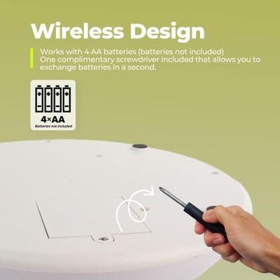 Show full view: allforpaws Wack ‘A’ Preyr Interactive Motion Cat Toy, Green, 10.6 x 10.6 x 2.1-in slide 7 of 10