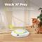 Show in main carousel: allforpaws Wack ‘A’ Preyr Interactive Motion Cat Toy, Green, 10.6 x 10.6 x 2.1-in slide 2 of 10