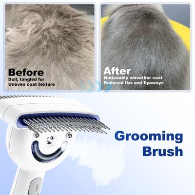 Show full view: Pawward 3-in-1 Dual Sided Pet Dog & Cat Spray Brush slide 6 of 7