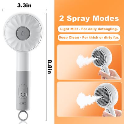 Show full view: Pawward Self-Cleaning Mist Spray Dog & Cat Slicker Brush slide 6 of 7