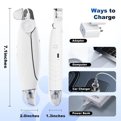 Show full view: Pawward 2-in-1 LED Light Dog & Cat Nail Clipper & Grinder slide 8 of 8