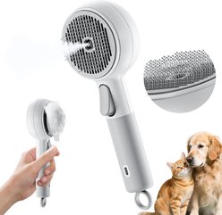 Pawward Self-Cleaning Mist Spray Dog & Cat Slicker Brush