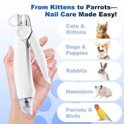Show full view: Pawward 2-in-1 LED Light Dog & Cat Nail Clipper & Grinder slide 7 of 8