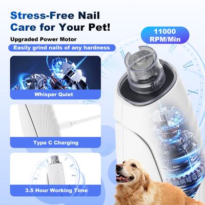Show full view: Pawward 2-in-1 LED Light Dog & Cat Nail Clipper & Grinder slide 5 of 8