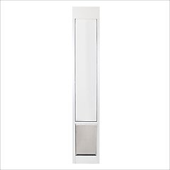 PetSafe Sliding 81-in Glass Pet Door, White, Large