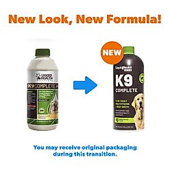 Liquid Health Pets K9 Complete 8-in-1 Bacon Flavor Supplement for Dogs, 32-fl oz bottle slide 2 of 2