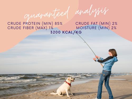 Show full view: Waveland Paws Alaskan Whitefish Freeze-Dried Dog Treats, 2-oz bag slide 7 of 7