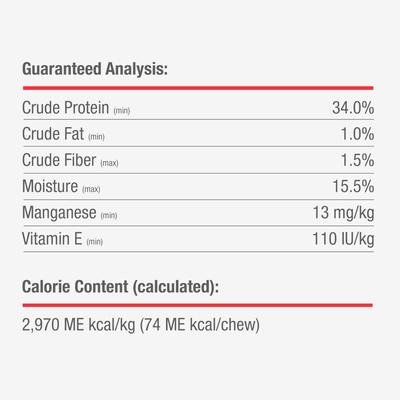 Show full view: DreamBone High Protein Rolls Water Buffalo, Chicken & Peanut Butter Flavor Rawhide Free Dog Chews, 4 count slide 9 of 11