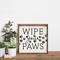 Show in main carousel: Kendrick Wipe Your Paws Wall Décor, White, 8 x 8-in slide 2 of 3