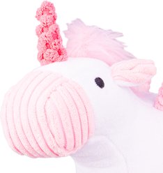 PAWTY TOYS Unicorn Snuffle Treat Slot Squeaky Plush Dog Toy slide 2 of 6