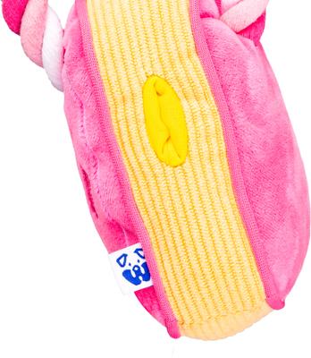 Show full view: PAWTY TOYS Love Heart with Tug Rope Plush Dog Toy slide 5 of 6
