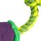 Show in main carousel: PAWTY TOYS Eggplant Tug Rope Squeaky Plush Dog Toy slide 5 of 5