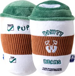 PAWTY TOYS Coffee Squeaky Plush Dog Toy slide 2 of 6