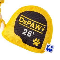 PAWTY TOYS Tape Measurer with Tug Rope Nylon Squeaky Dog Toy slide 2 of 4