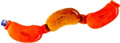 PAWTY TOYS Sausage with Treat Slot Squeaky Plush Dog Toy slide 2 of 4
