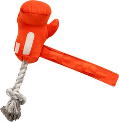 PAWTY TOYS Boxing Glove Tug Rope Squeaky Plush Dog Toy slide 2 of 6