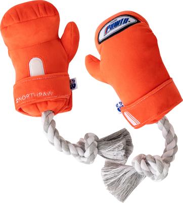 Show full view: PAWTY TOYS Boxing Glove Tug Rope Squeaky Plush Dog Toy slide 6 of 6
