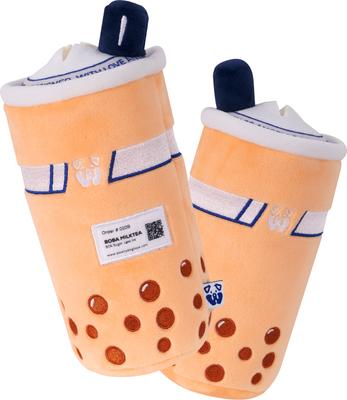 Show full view: PAWTY TOYS Boba Squeaky Plush Dog Toy slide 5 of 5