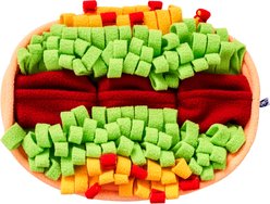 PAWTY TOYS Chewpotle Snuffle Mat Plush Dog Toy