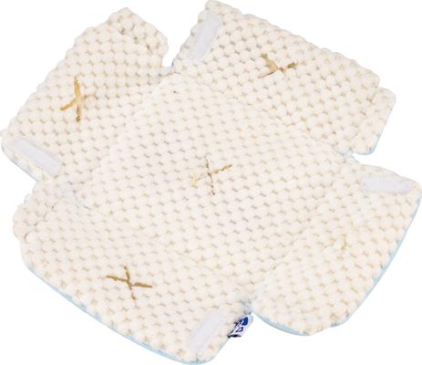 Show full view: PAWTY TOYS Donuts Snuffle with Treat Slots Squeaky Plush Dog Toy slide 6 of 7