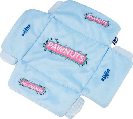 Show full view: PAWTY TOYS Donuts Snuffle with Treat Slots Squeaky Plush Dog Toy slide 5 of 7