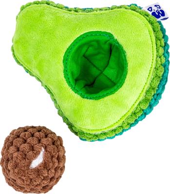 Show full view: PAWTY TOYS Avocado Squeaky Plush Dog Toy slide 2 of 5