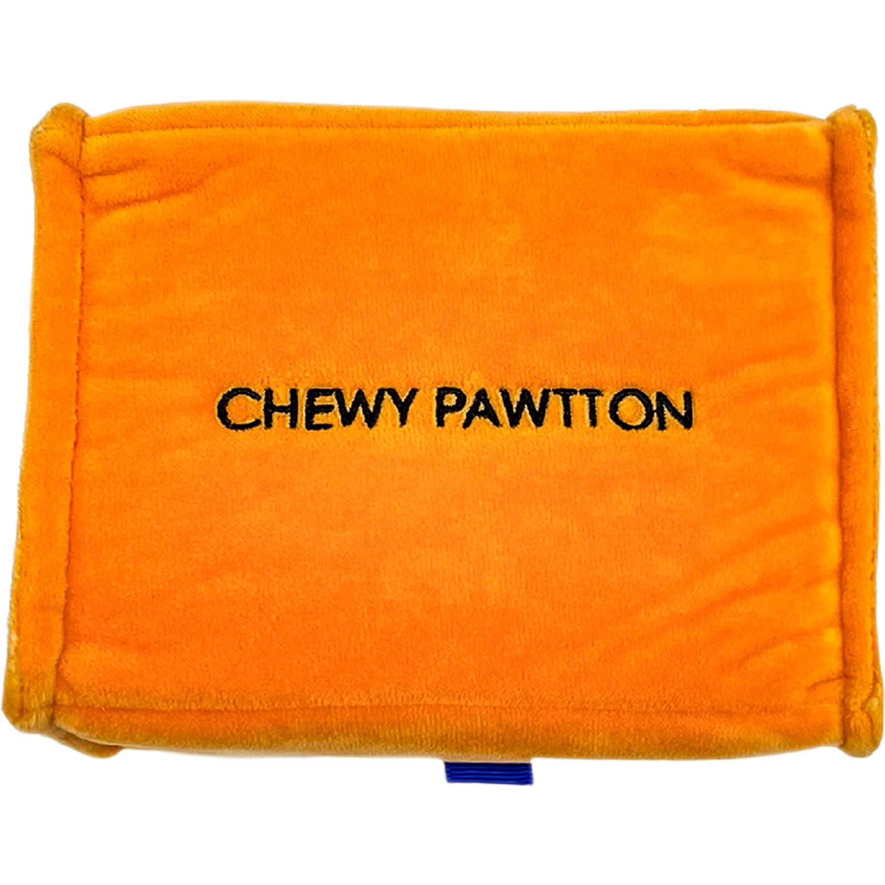 PAWTY TOYS Chewy Pawtton Squeaky Plush Dog Toy