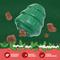 Show in main carousel: BARK Christmas Tough Timber Tree Treat Dispensing Dog Chew Toy, Green slide 4 of 7