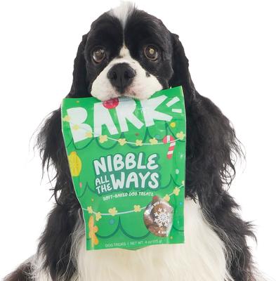 Show full view: BARK O' Christmas Tree Treat Dispensing Dog Chew Toy, Green slide 7 of 8