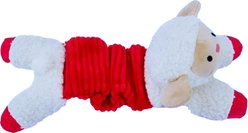 PAWTY TOYS PAWTY Lamb Elastic Tug Crinkle Plush Dog Toy