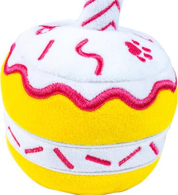 Show full view: PAWTY TOYS Birthday Cupcake 3 in 1 Plush Dog Toy slide 5 of 6