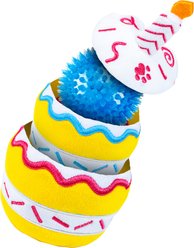 PAWTY TOYS Birthday Cupcake 3 in 1 Plush Dog Toy slide 2 of 6