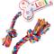 Show in main carousel: PAWTY TOYS Love Bone with Tug Rope Plush Dog Toy slide 5 of 5