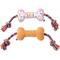 Show in main carousel: PAWTY TOYS Love Bone with Tug Rope Plush Dog Toy slide 3 of 5