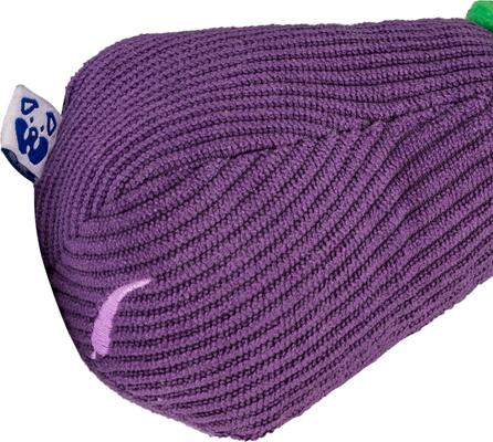 Show full view: PAWTY TOYS Eggplant Tug Rope Squeaky Plush Dog Toy slide 4 of 5