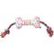 Show in main carousel: PAWTY TOYS Love Bone with Tug Rope Plush Dog Toy slide 1 of 5