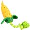 Show in main carousel: PAWTY TOYS Corn Tug Rope Crinkle Squeaky Plush Dog Toy slide 2 of 5