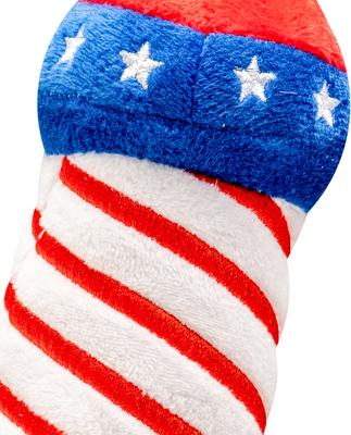 Show full view: PAWTY TOYS Fireworks Tug Rope Squeaky Plush Dog Toy slide 3 of 5