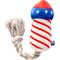Show in main carousel: PAWTY TOYS Fireworks Tug Rope Squeaky Plush Dog Toy slide 1 of 5