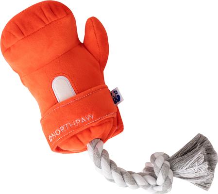 Show full view: PAWTY TOYS Boxing Glove Tug Rope Squeaky Plush Dog Toy slide 3 of 6