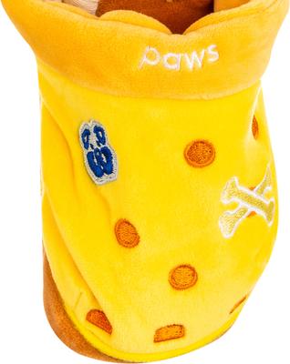 Show full view: PAWTY TOYS Sandals with Treat Slot Squeaky Plush Dog Toy slide 7 of 7