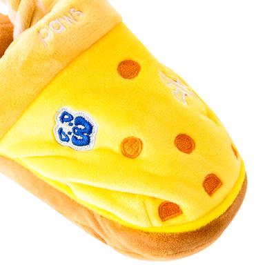 Show full view: PAWTY TOYS Sandals with Treat Slot Squeaky Plush Dog Toy slide 6 of 7